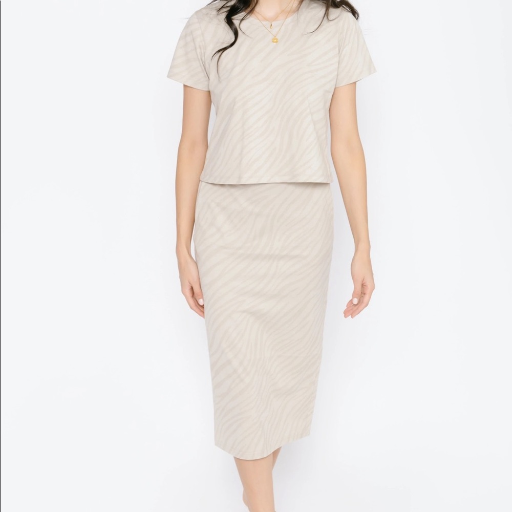 Smash + Tess Matching Shirt and Skirt in Sahara Tiger
